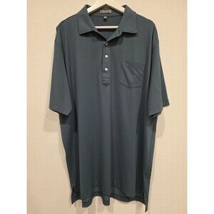 Peter Millar Men's XXL Blue Polo Shirt Summer Comfort E4